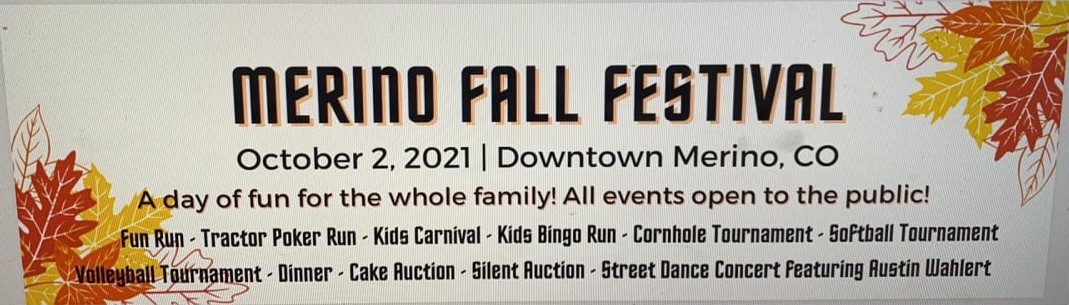 merino fall festival banner